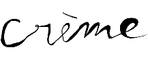 logo crème studio fond blanc logo crème studio sur fond blanc
