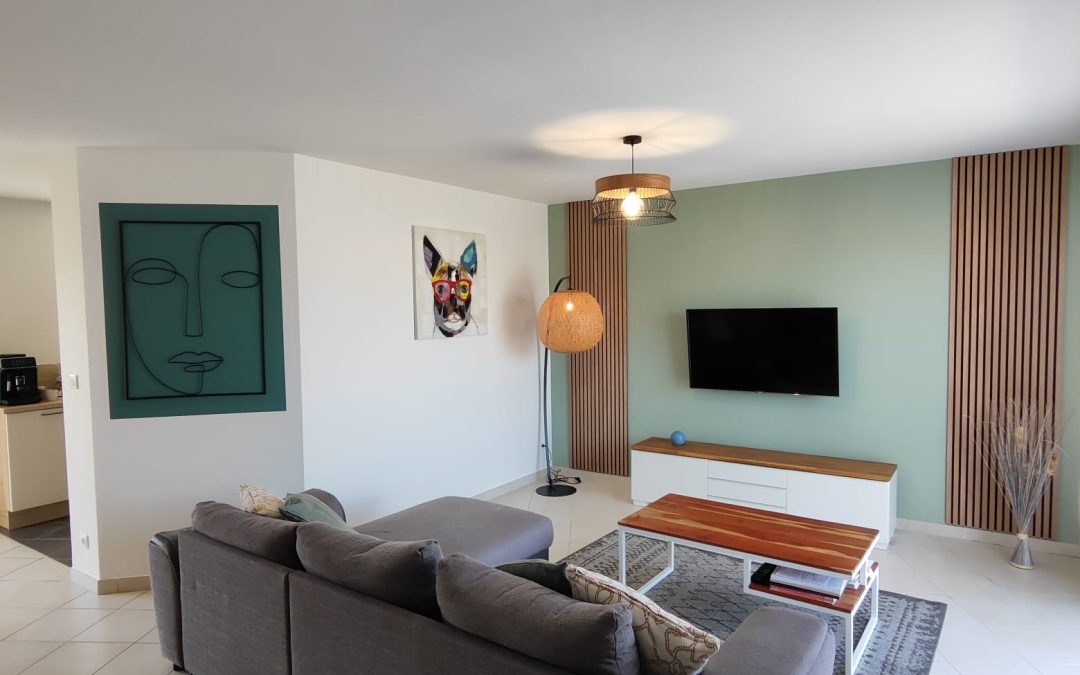 Rénovation complète d&rsquo;un salon séjour salle à manger