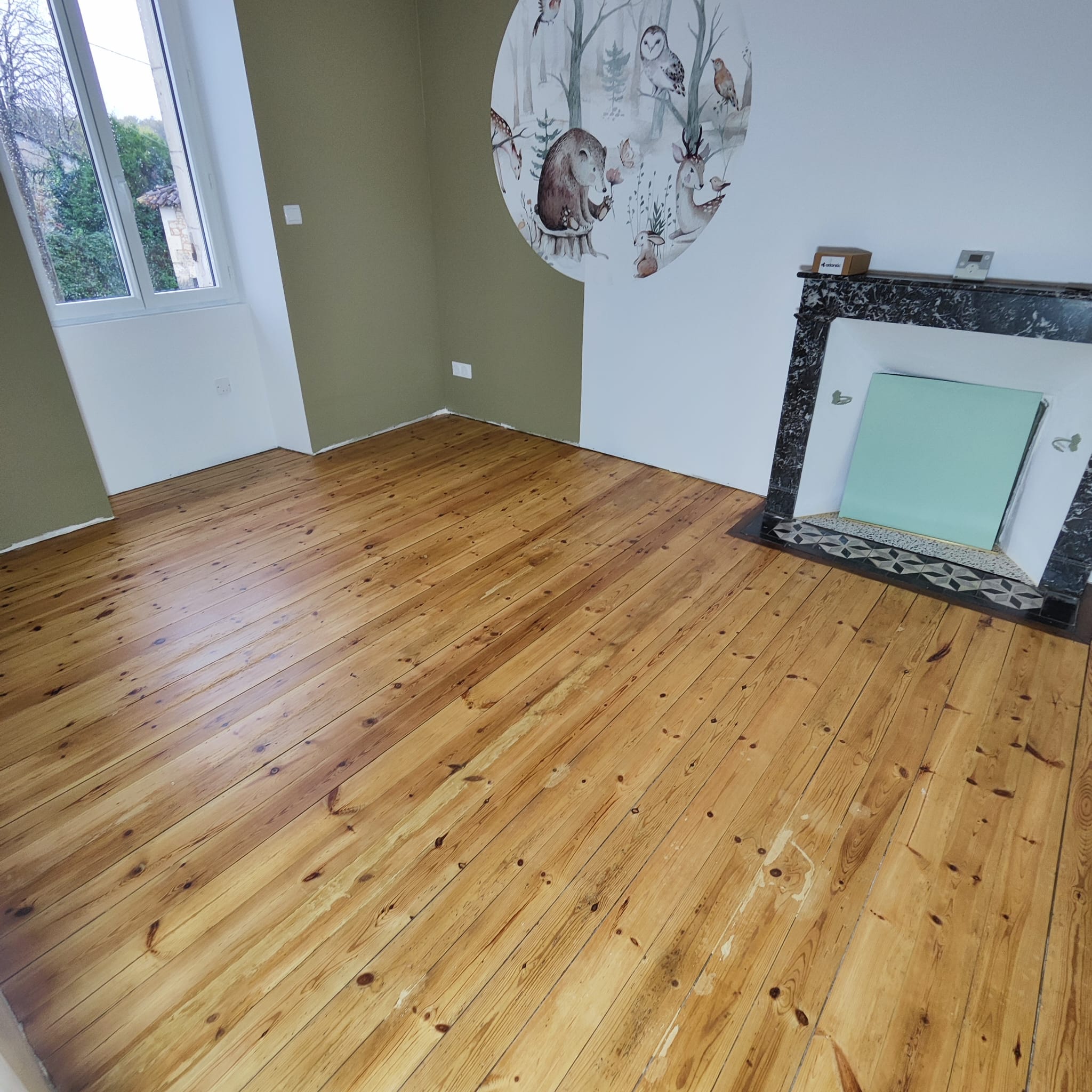 Baigne Ste Radegonde ap 3 rénovation parquet