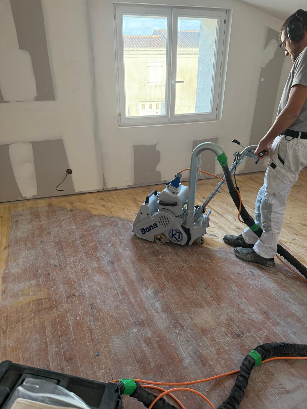 ponçage de parquet